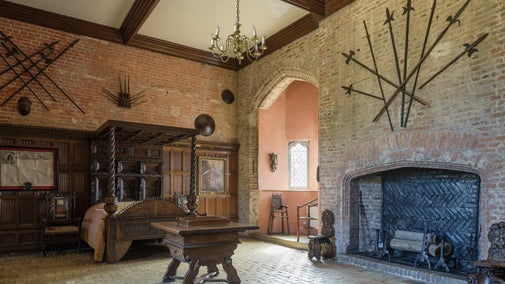 Inside the Kings Room at Oxburgh Hall